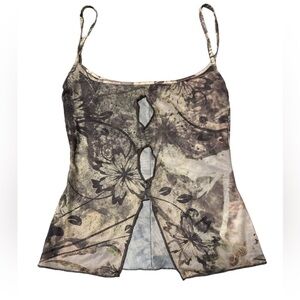 Tiger Mist Cut Out Camisole Top Size XS